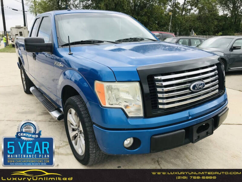 2010 Ford F-150 for sale at LUXURY UNLIMITED AUTO SALES in San Antonio TX