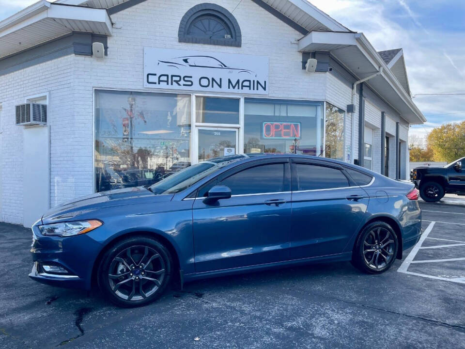 2018 Ford Fusion for sale at Cars On Main in Findlay, OH