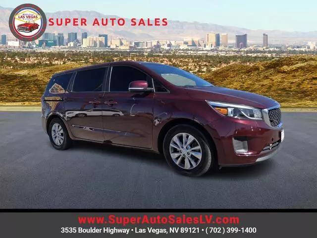 2017 Kia Sedona for sale at Super Auto Sales in Las Vegas NV