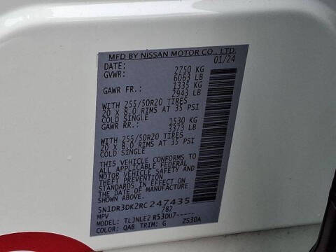 2024 Nissan Pathfinder Platinum