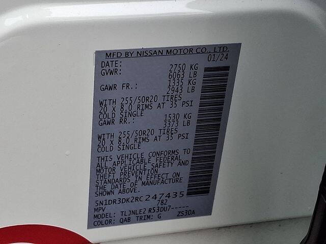 2024 Nissan Pathfinder Platinum