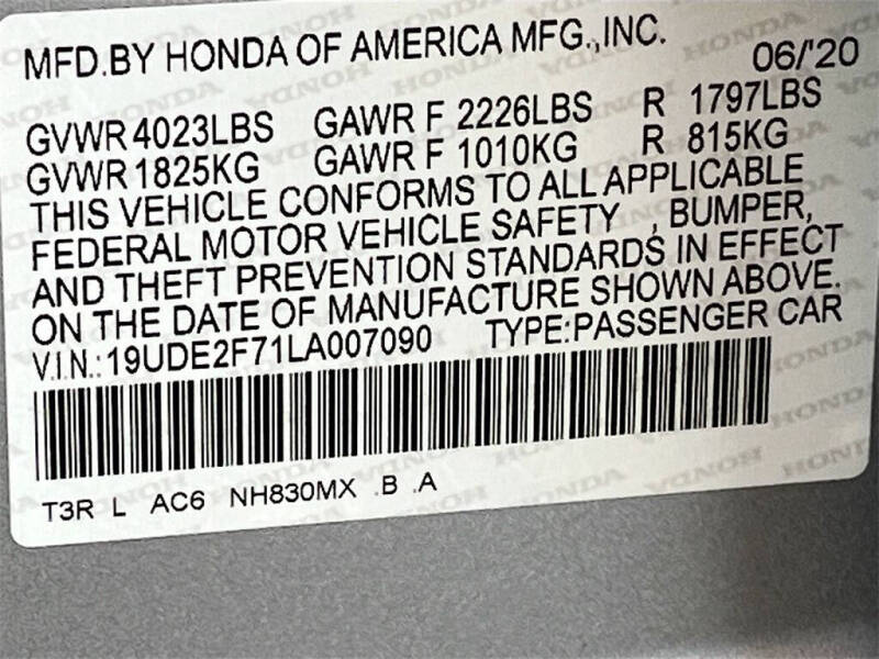 2020 Acura ILX w/Tech