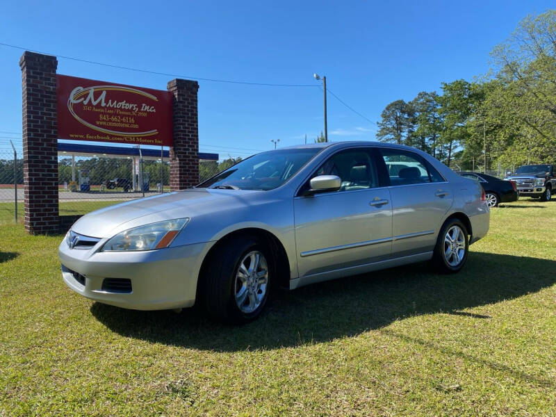 2007 Honda Accord for sale at C M Motors Inc in Florence SC