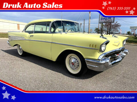 1957 Chevrolet Bel Air for sale at Druk Auto Sales - New Inventory in Ramsey MN