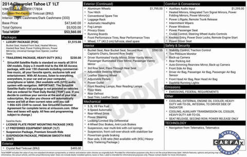 2014 Chevrolet Tahoe LT