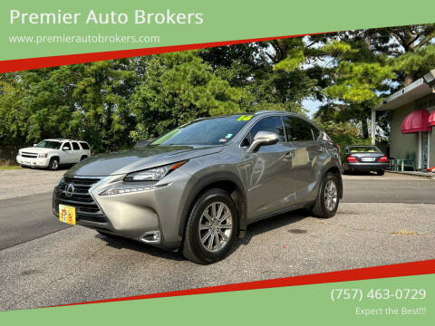 2016 Lexus NX 200t for sale at Premier Auto Brokers in Virginia Beach VA