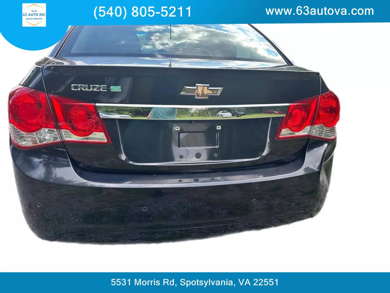 2014 Chevrolet Cruze for sale at 63 Auto Inc in Spotsylvania, VA