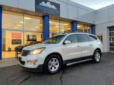 2013 Chevrolet Traverse for sale at Rocky Mountain Motors LTD in Englewood CO
