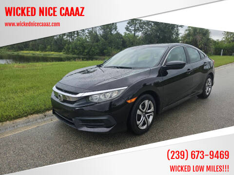 2017 Honda Civic for sale at WICKED NICE CAAAZ in Cape Coral FL