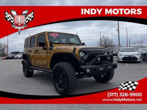 2014 Jeep Wrangler Unlimited for sale at Indy Motors Inc in Indianapolis IN