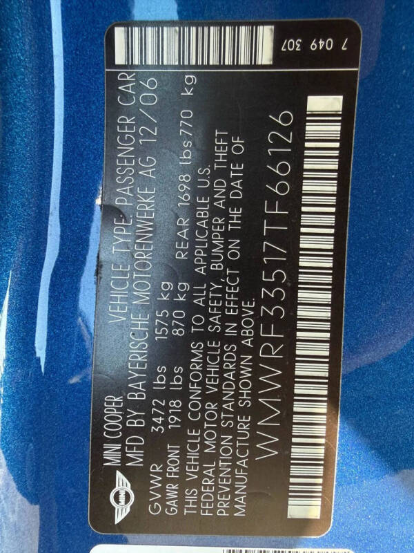 2007 MINI Cooper