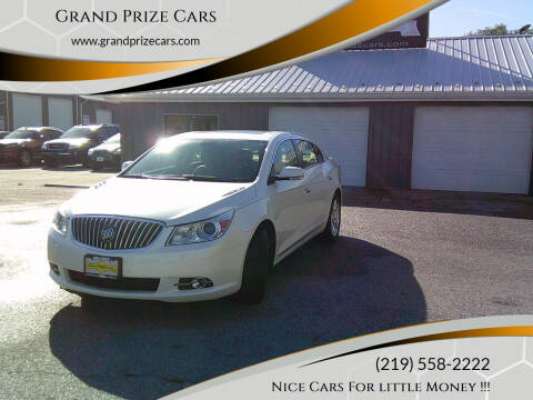 2013 Buick LaCrosse for sale at Grand Prize Cars in Cedar Lake IN