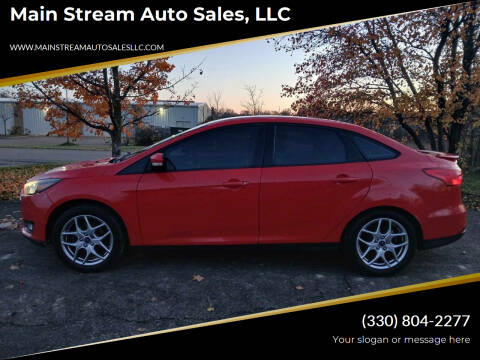 2015 Ford Focus for sale at Main Stream Auto Sales, LLC in Wooster OH