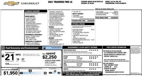 2021 Chevrolet Traverse LS