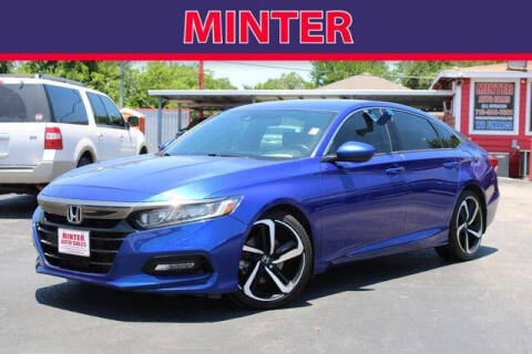 2019 Honda Accord for sale at Minter Auto Sales in South Houston TX