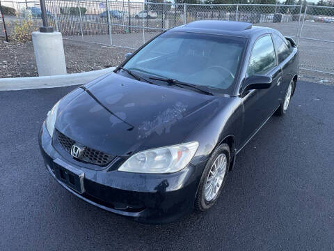 2005 Honda Civic for sale at Lion Motors LLC in Lakewood WA