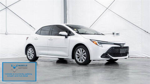 2023 Toyota Corolla Hatchback for sale at MUSCLE MOTORS AUTO SALES INC in Reno NV