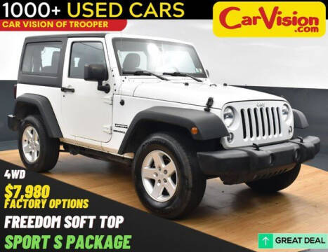 2017 Jeep Wrangler for sale at Car Vision of Trooper in Norristown PA