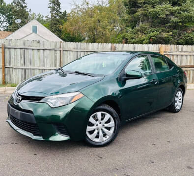 2014 Toyota Corolla for sale at GoldenGate Auto Sales LLC in Crystal MN