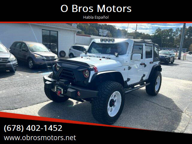 2009 Jeep Wrangler Unlimited for sale at O Bros Motors in Marietta GA