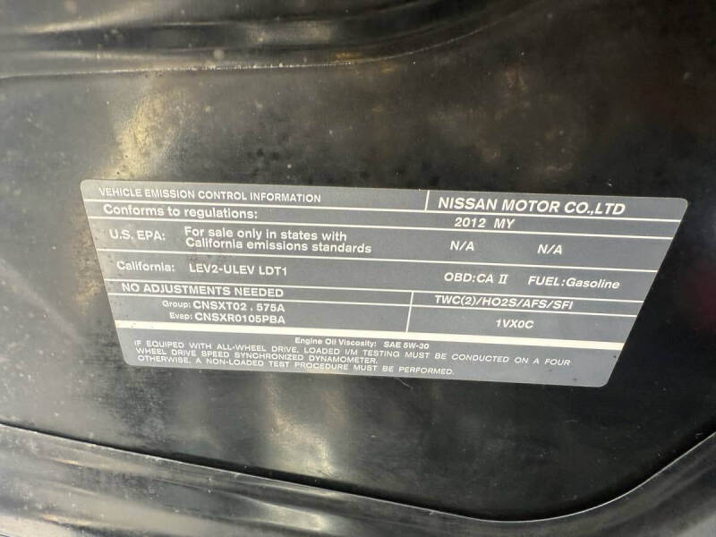 2012 Nissan Rogue SV