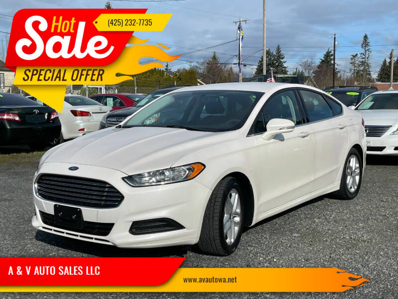 2016 Ford Fusion for sale at A & V AUTO SALES LLC in Marysville WA