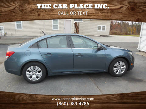 2012 Chevrolet Cruze for sale at THE CAR PLACE INC. in Somersville CT
