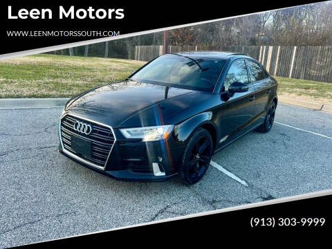 2018 Audi A3 for sale at Leen Motors in Merriam KS