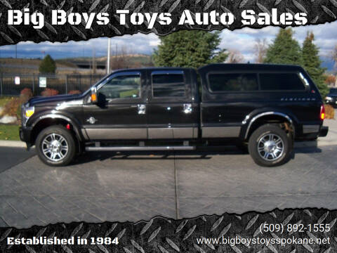 2015 Ford F-350 Super Duty for sale at Big Boys Toys Auto Sales in Spokane Valley WA