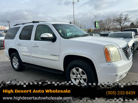 2009 GMC Yukon for sale at High Desert Auto Wholesale in Albuquerque NM