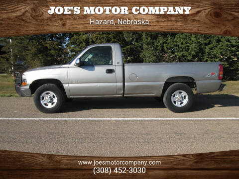 2002 Chevrolet Silverado 1500 for sale at Joe's Motor Company in Hazard NE