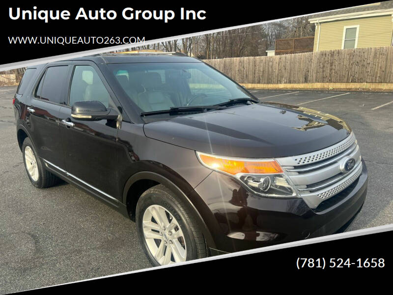 2013 Ford Explorer for sale at Unique Auto Group Inc in Whitman MA