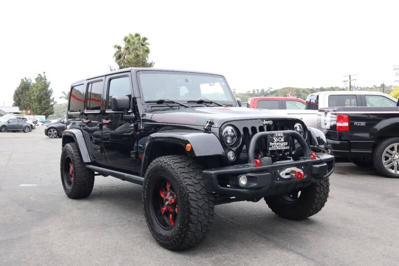 2014 Jeep Wrangler Unlimited for sale at So Cal Performance SD, llc in San Diego CA