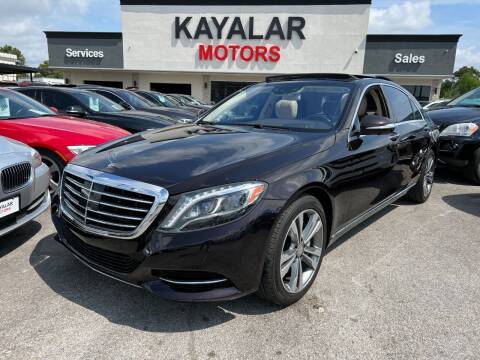 2015 Mercedes-Benz S-Class for sale at KAYALAR MOTORS in Houston TX