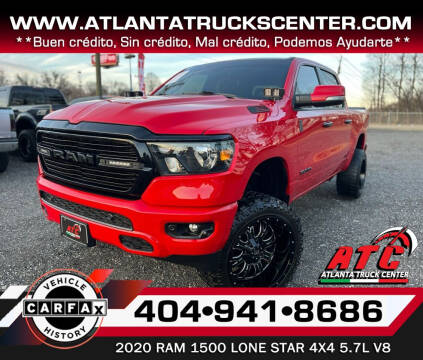 2020 RAM 1500 for sale at ATLANTA TRUCK CENTER LLC in Doraville GA