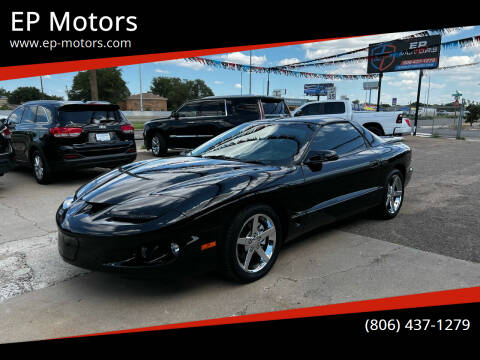 2001 Pontiac Firebird for sale at EP Motors in Amarillo TX
