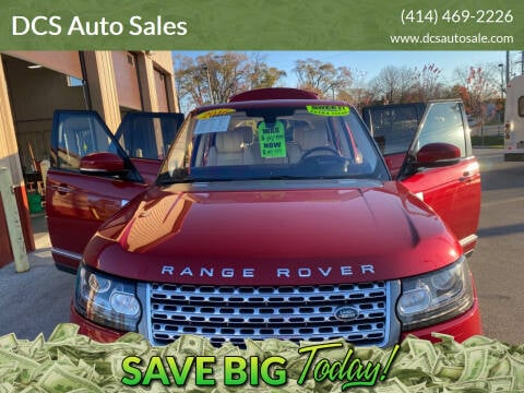 2016 Land Rover Range Rover for sale at DCS Auto Sales in Milwaukee WI
