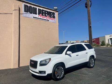 2017 GMC Acadia Limited for sale at Don Reeves Auto Center in Farmington NM