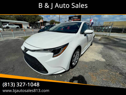 2021 Toyota Corolla for sale at B & J Auto Sales in Tampa FL