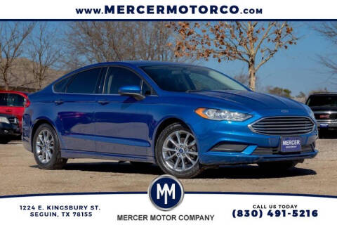 2017 Ford Fusion for sale at MERCER MOTOR CO in Seguin TX