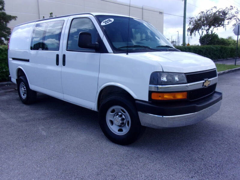 2018 Chevrolet Express Cargo for sale at Tropical Motors Cargo Vans and Car Sales Inc. in Pompano Beach FL