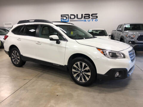 2015 Subaru Outback for sale at DUBS AUTO LLC in Clearfield UT