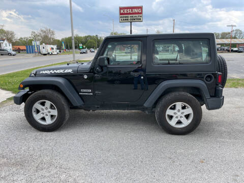 2015 Jeep Wrangler for sale at RICK'S AUTO SALES in Logansport IN