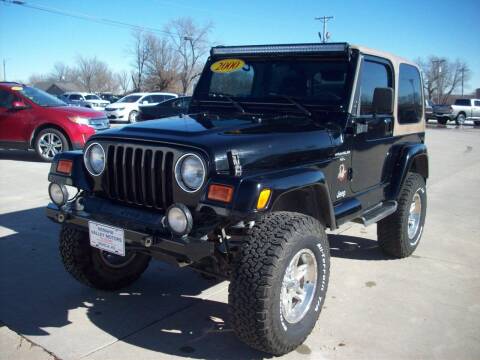 2000 Jeep Wrangler for sale at Nemaha Valley Motors in Seneca KS