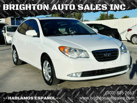 2008 Hyundai Elantra for sale at BRIGHTON AUTO SALES INC in Brighton CO