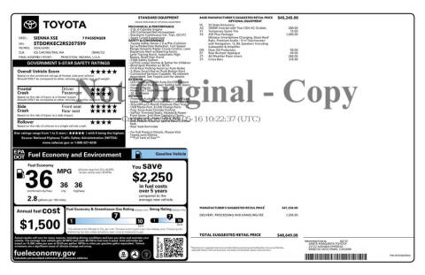 2024 Toyota Sienna XSE 7-Passenger