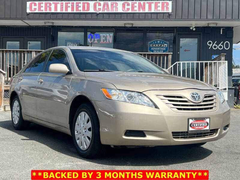 2007 Toyota Camry for sale at CERTIFIED CAR CENTER in Fairfax VA