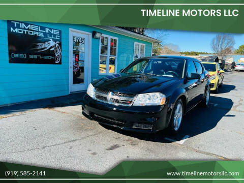 2013 Dodge Avenger for sale at Timeline Motors LLC in Clayton NC