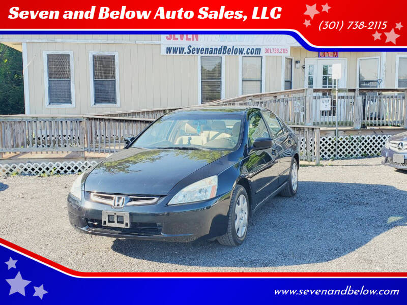 2005 Honda Accord for sale at Seven and Below Auto Sales, LLC in Rockville MD
