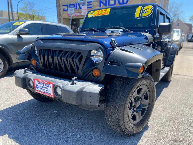 2013 Jeep Wrangler Unlimited for sale at Drive Now Autohaus in Cicero IL
